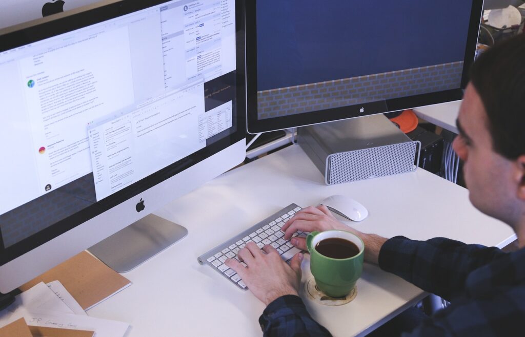typing, computer, man-Is email marketing worth using?