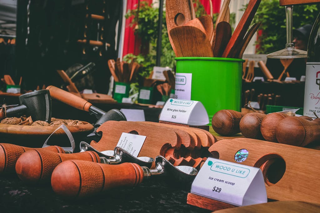 Assorted Brown Wooden Hand Tools-best email marketing tools