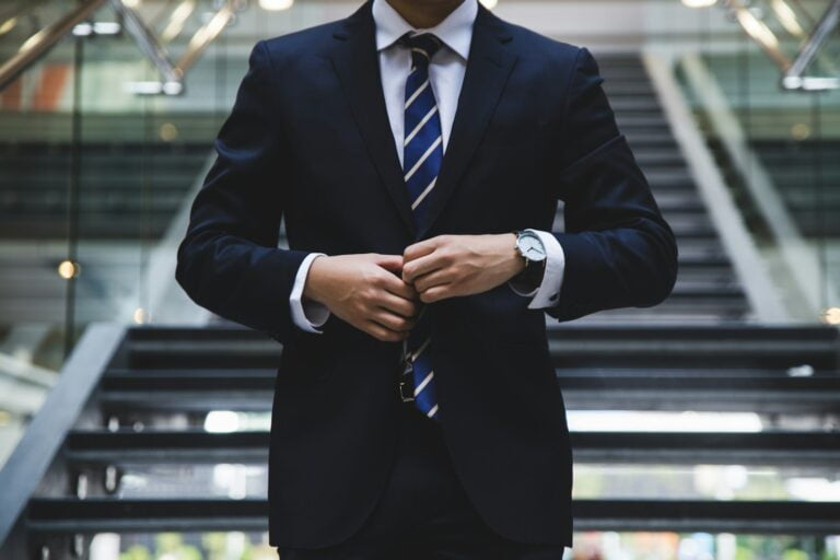 person standing near the stairs-Professional Email for Free