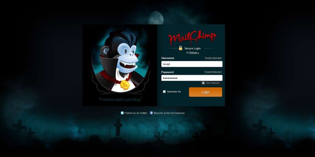 MailChimp email 